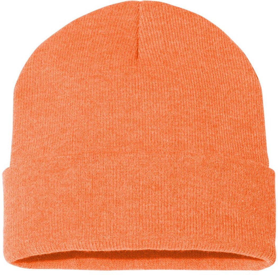 (12 Pieces) Sportsman Solid 12" Cuffed Beanie Custom Embroidered + FREE Setup - JL Franklins