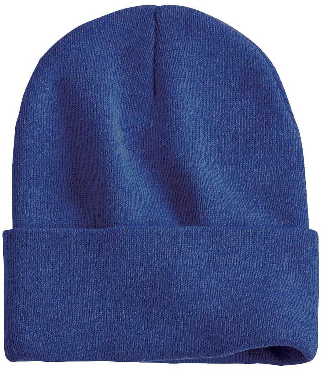 (12 Pieces) Sportsman Solid 12" Cuffed Beanie Custom Embroidered + FREE Setup - JL Franklins