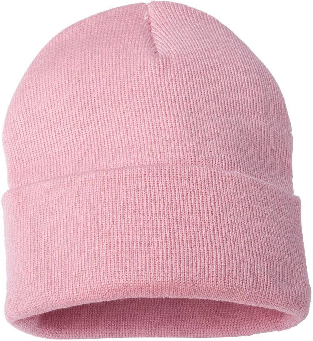 (12 Pieces) Sportsman Solid 12" Cuffed Beanie Custom Embroidered + FREE Setup - JL Franklins