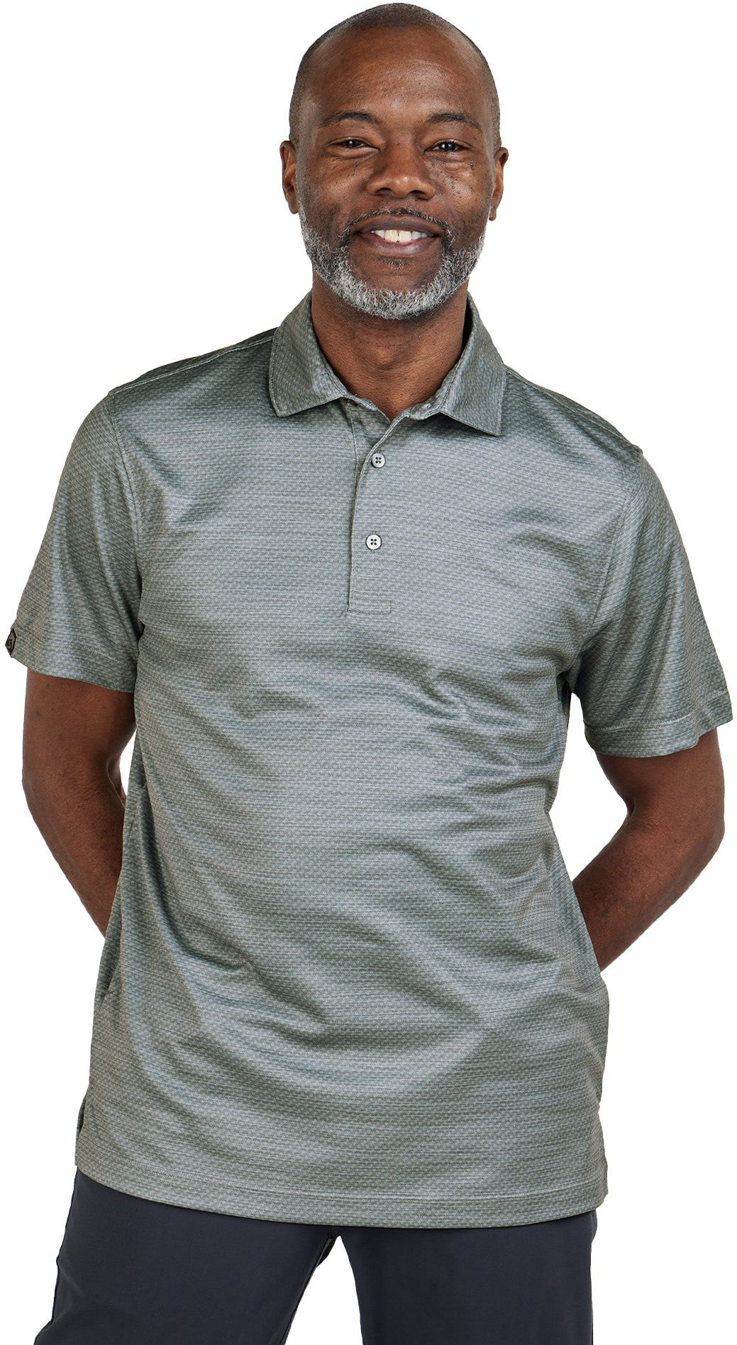 Storm Creek Unwinder Short Sleeve Bamboo Printed Polo