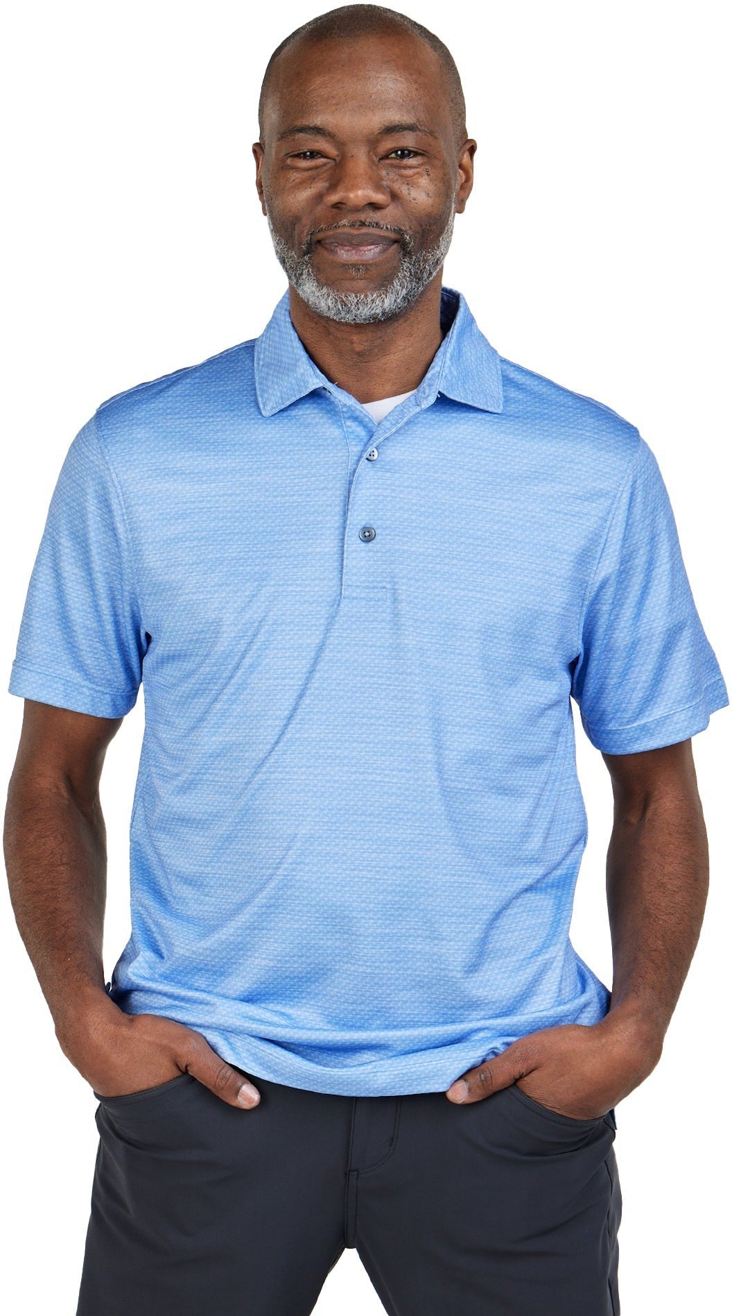 Storm Creek Unwinder Short Sleeve Bamboo Printed Polo