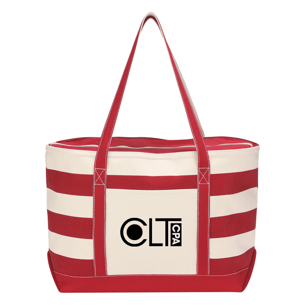 18 Oz. Cotton Canvas Nautical Tote Bag
