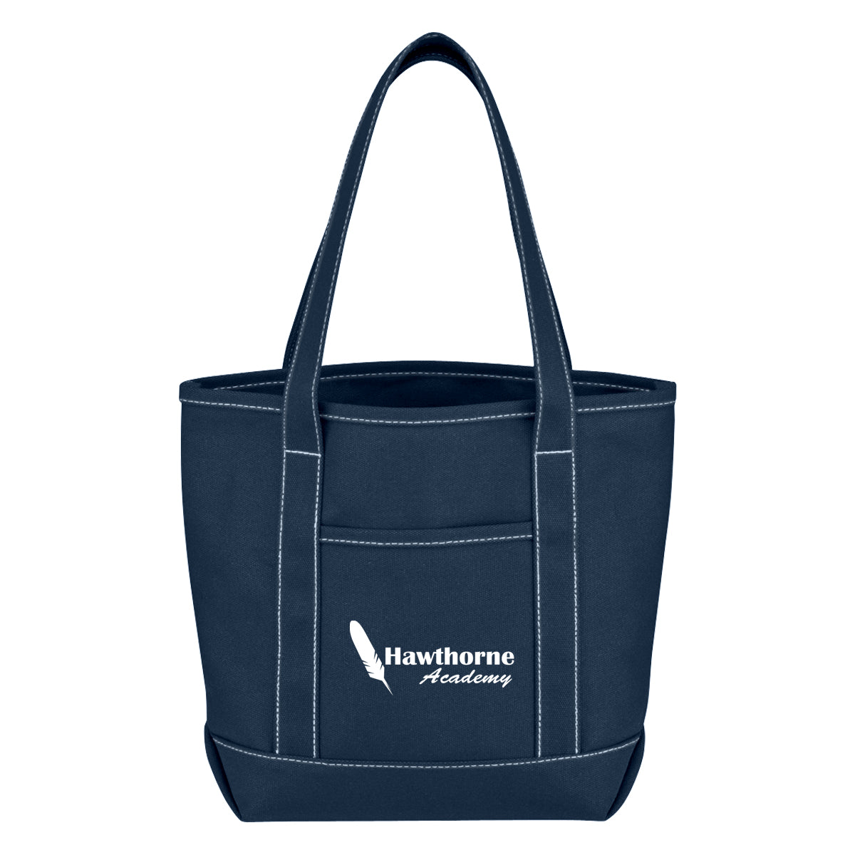 Small 24 Oz. Recycled Cotton Canvas Yacht Tote Bag
