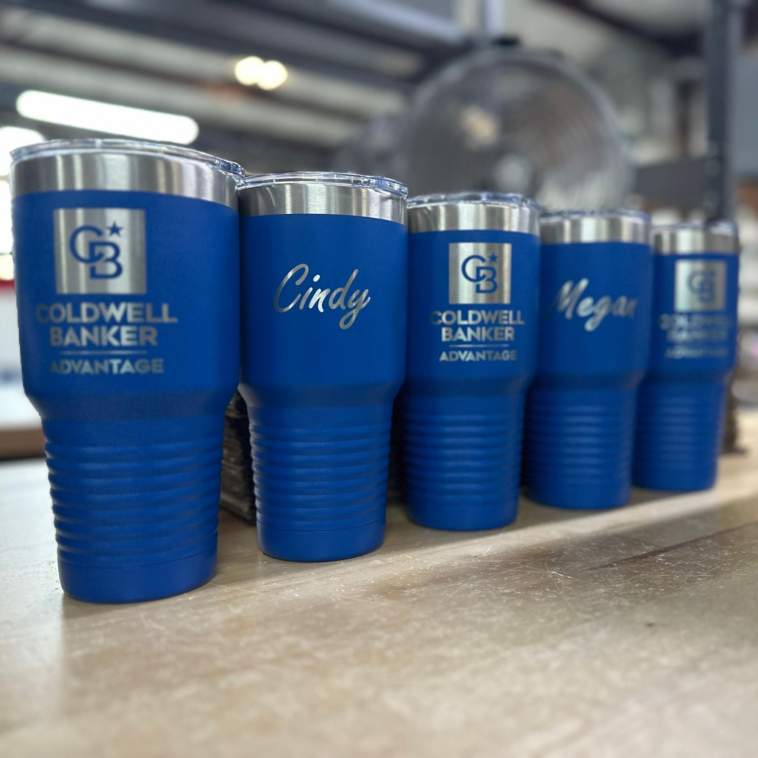 (6) Custom Laser Engraved - 30oz Tumblers