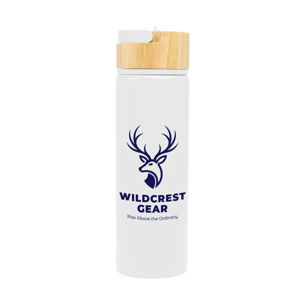 27 Oz. Ellis Recycled Aluminum Bottle With Bamboo Lid
