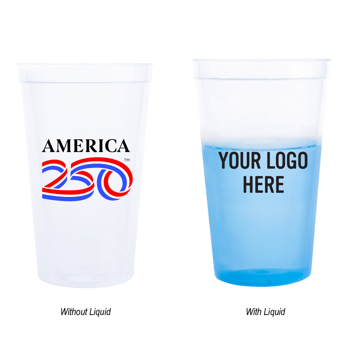 America250™ 22 OZ. Full Color Mood Stadium Cup