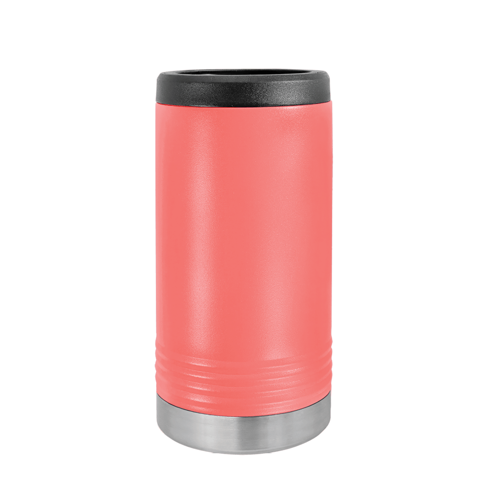 (6 Pieces) Laser Engraved Insulated Slim Can Holder | 12 oz - JL Franklins