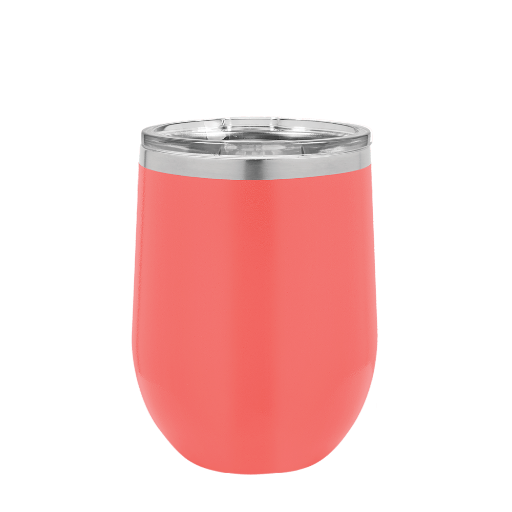 (6 Pieces) Laser Engraved Stemless Wine Tumbler | 12 oz - JL Franklins