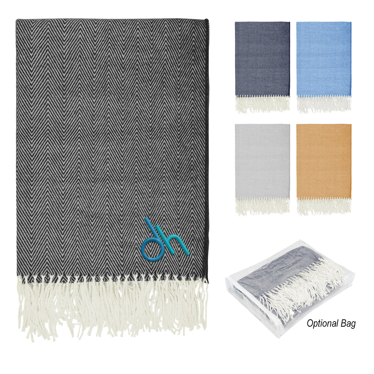 Eastport Herringbone Blanket