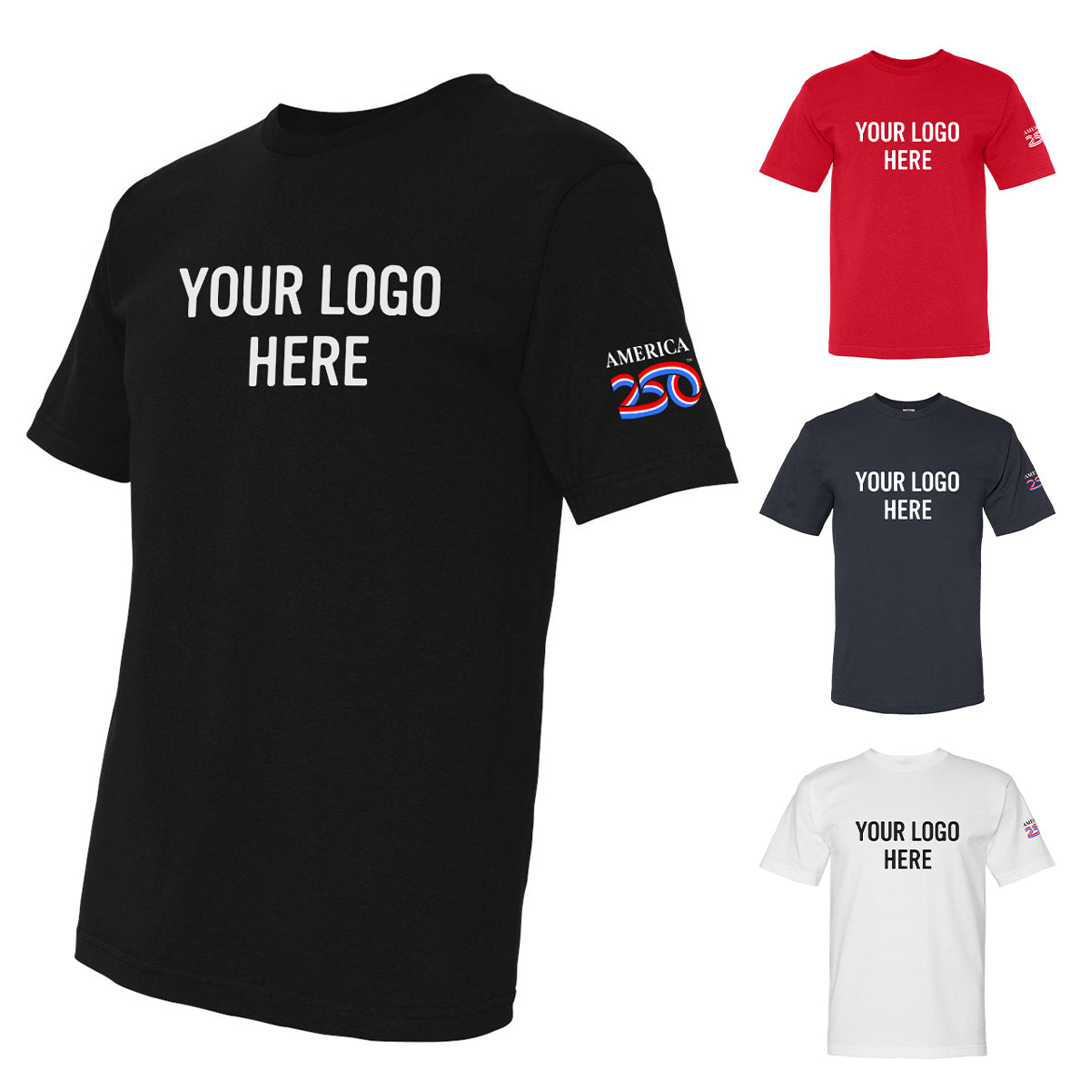 America250™ USA Made Cotton Crew T-Shirt