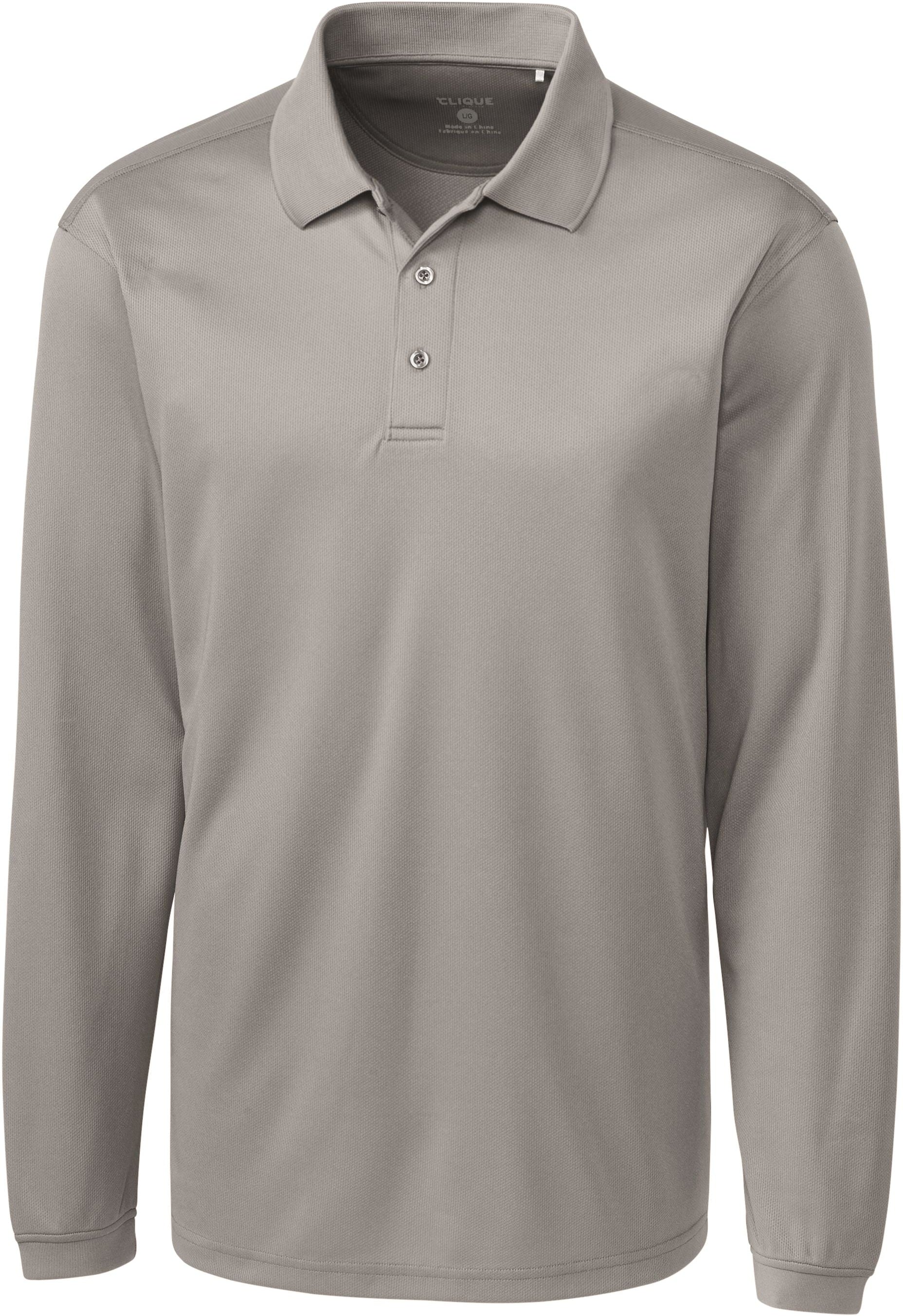 Clique Long Sleeve Ice Pique Polo