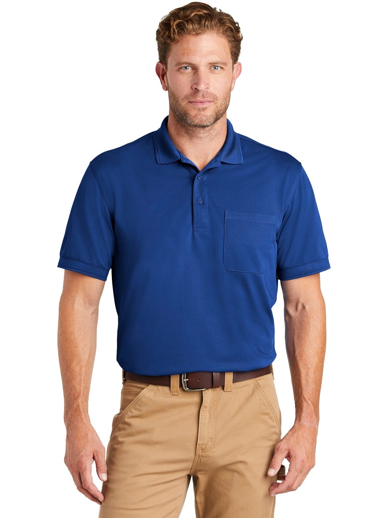 CornerStone Industrial Snag-Proof Pique Pocket Polo