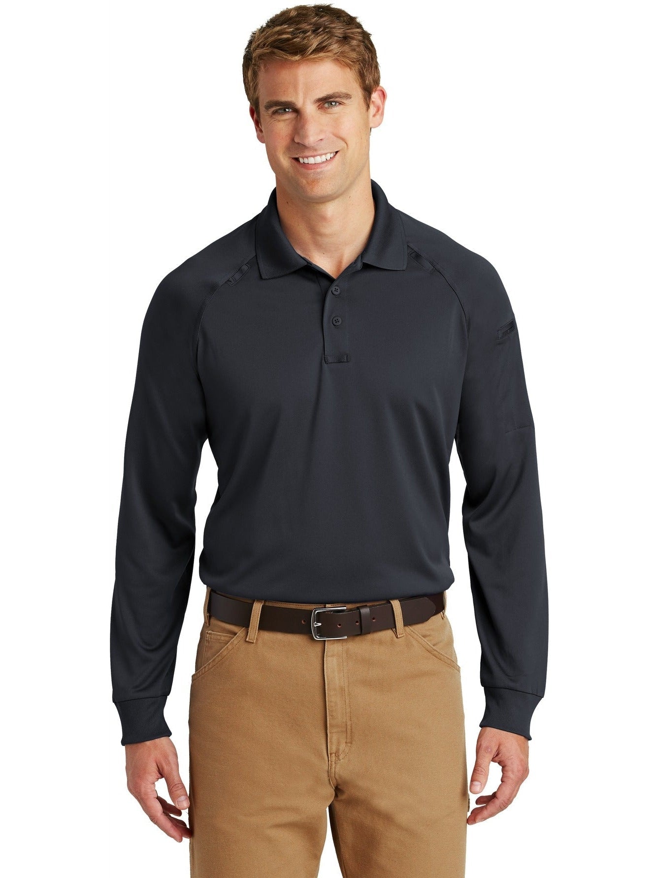 CornerStone Select Long Sleeve Snag-Proof Tactical Polo