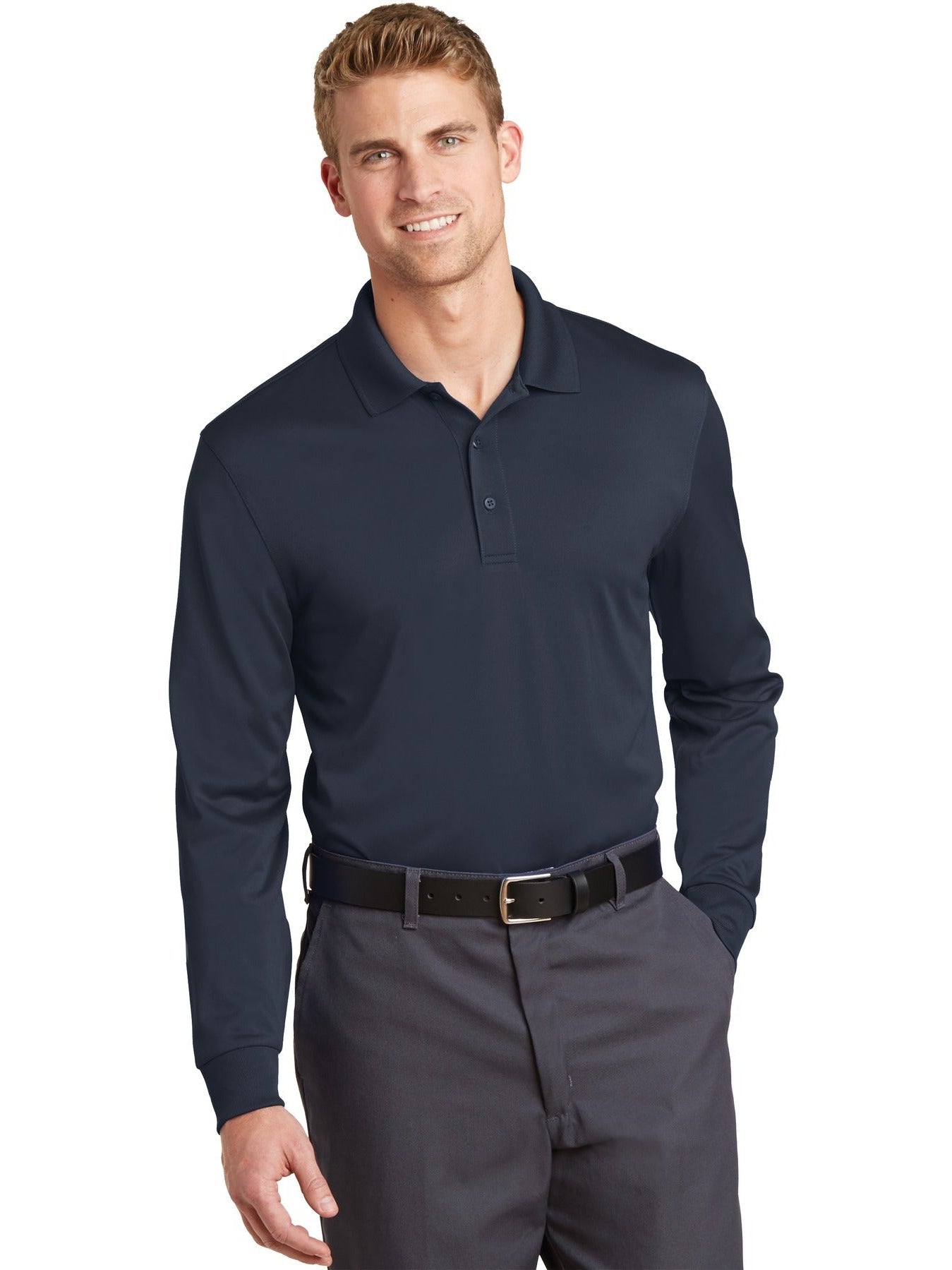 CornerStone Select Snag-Proof Long Sleeve Polo