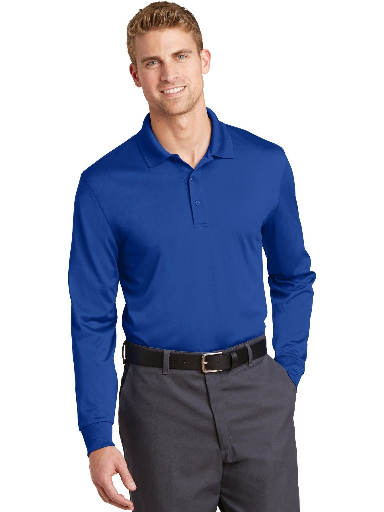 CornerStone Select Snag-Proof Long Sleeve Polo