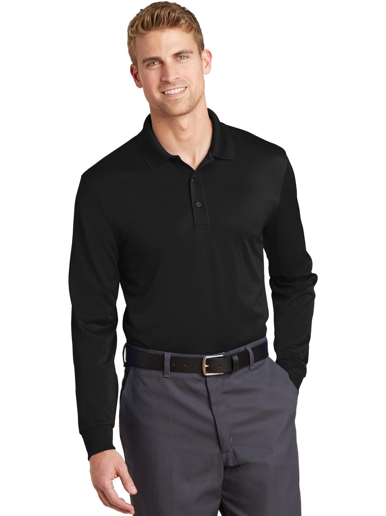 CornerStone Select Snag-Proof Long Sleeve Polo