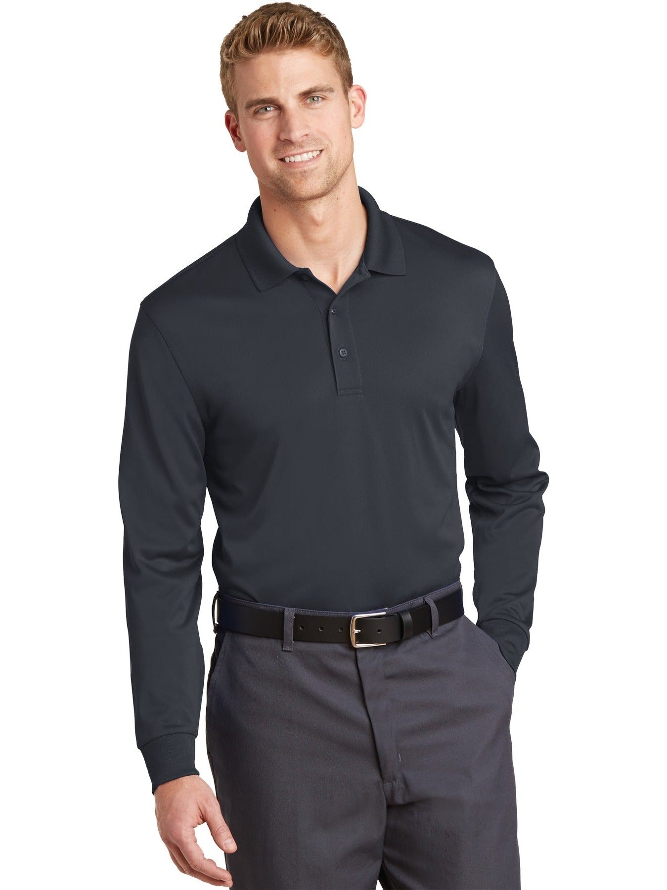 CornerStone Select Snag-Proof Long Sleeve Polo