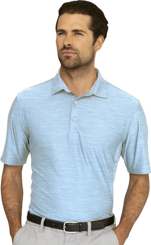 Greg Norman Play Dry Heather Solid Polo