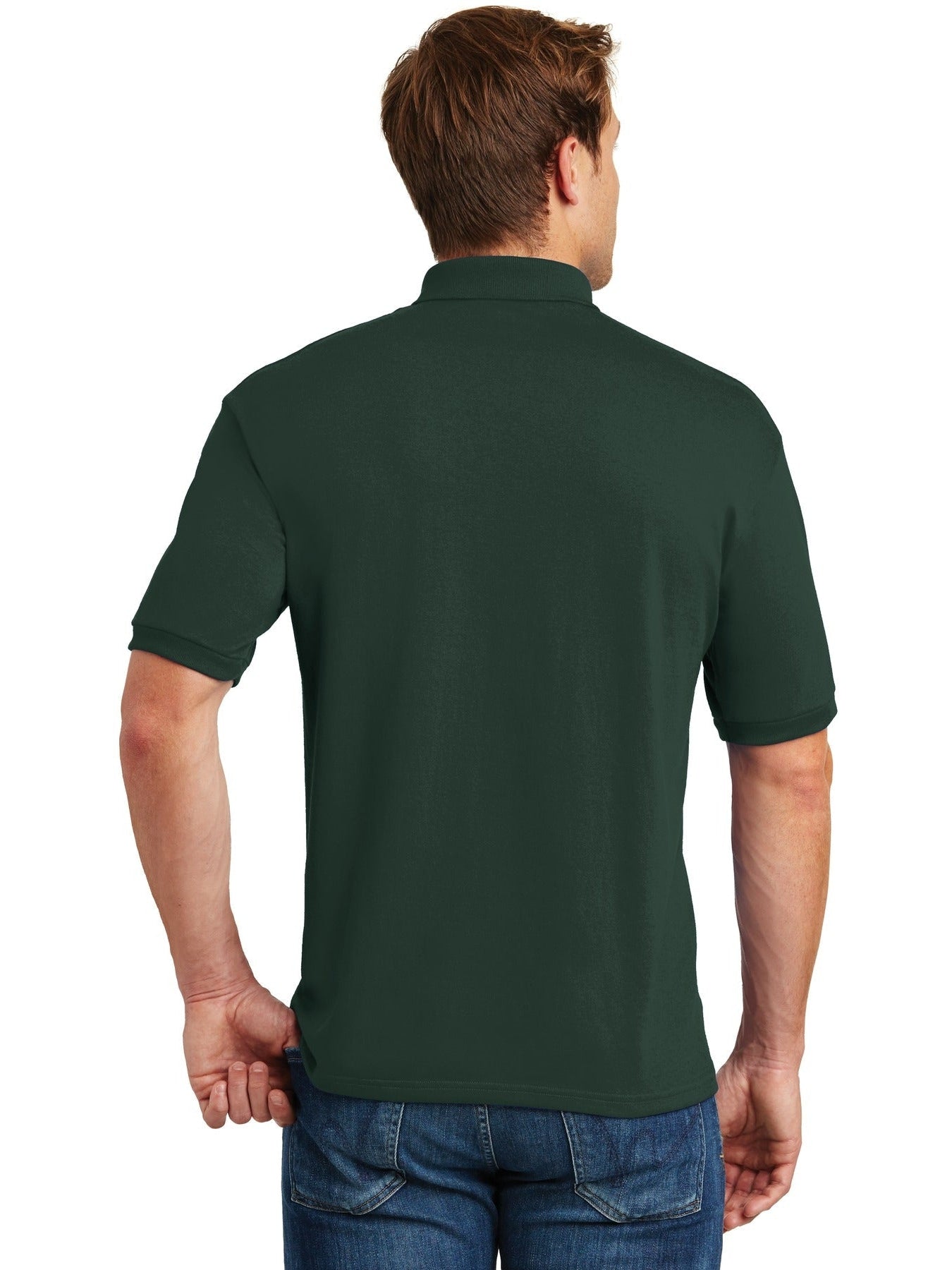 Hanes EcoSmart 5.2-Ounce Jersey Knit Sport Shirt