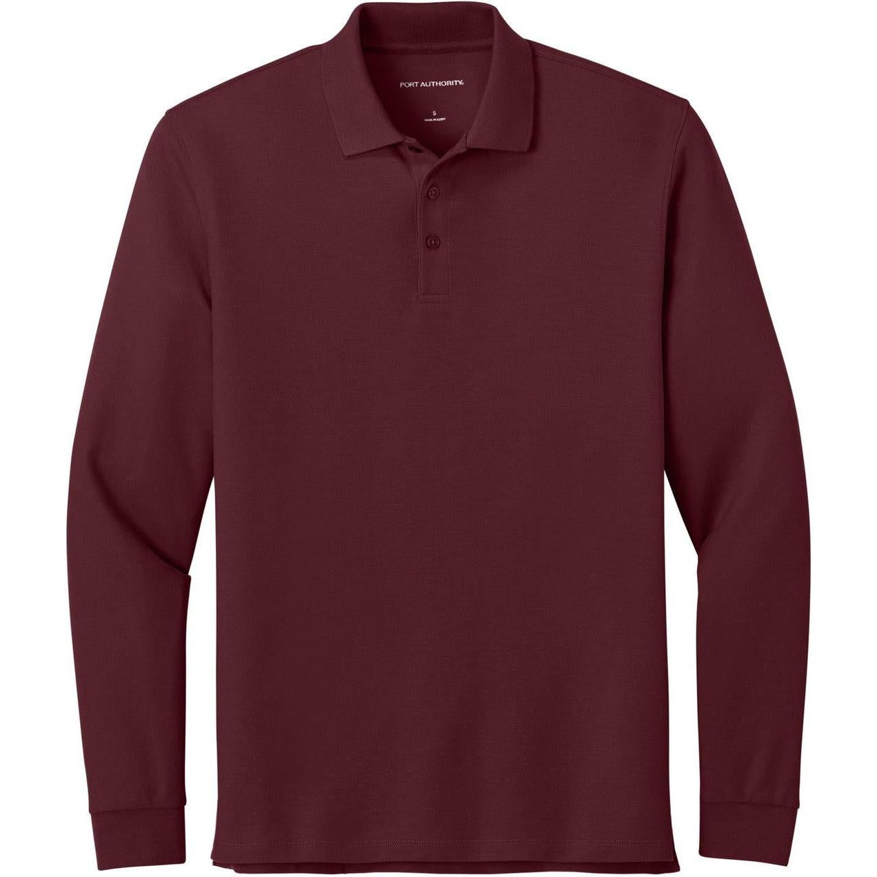 Port Authority Wearever Signature Pique Long Sleeve Polo