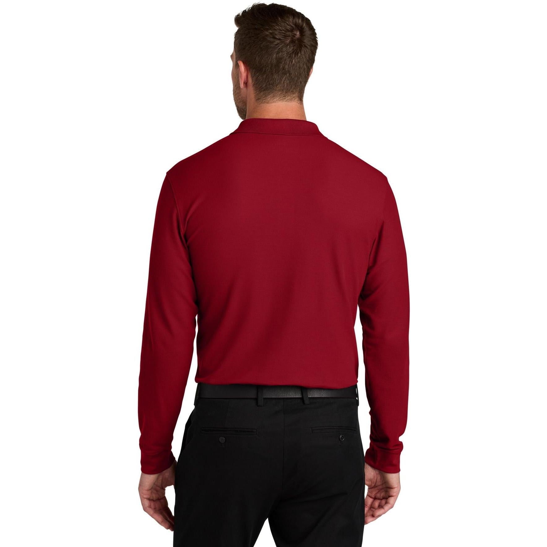 Port Authority Wearever Signature Pique Long Sleeve Polo