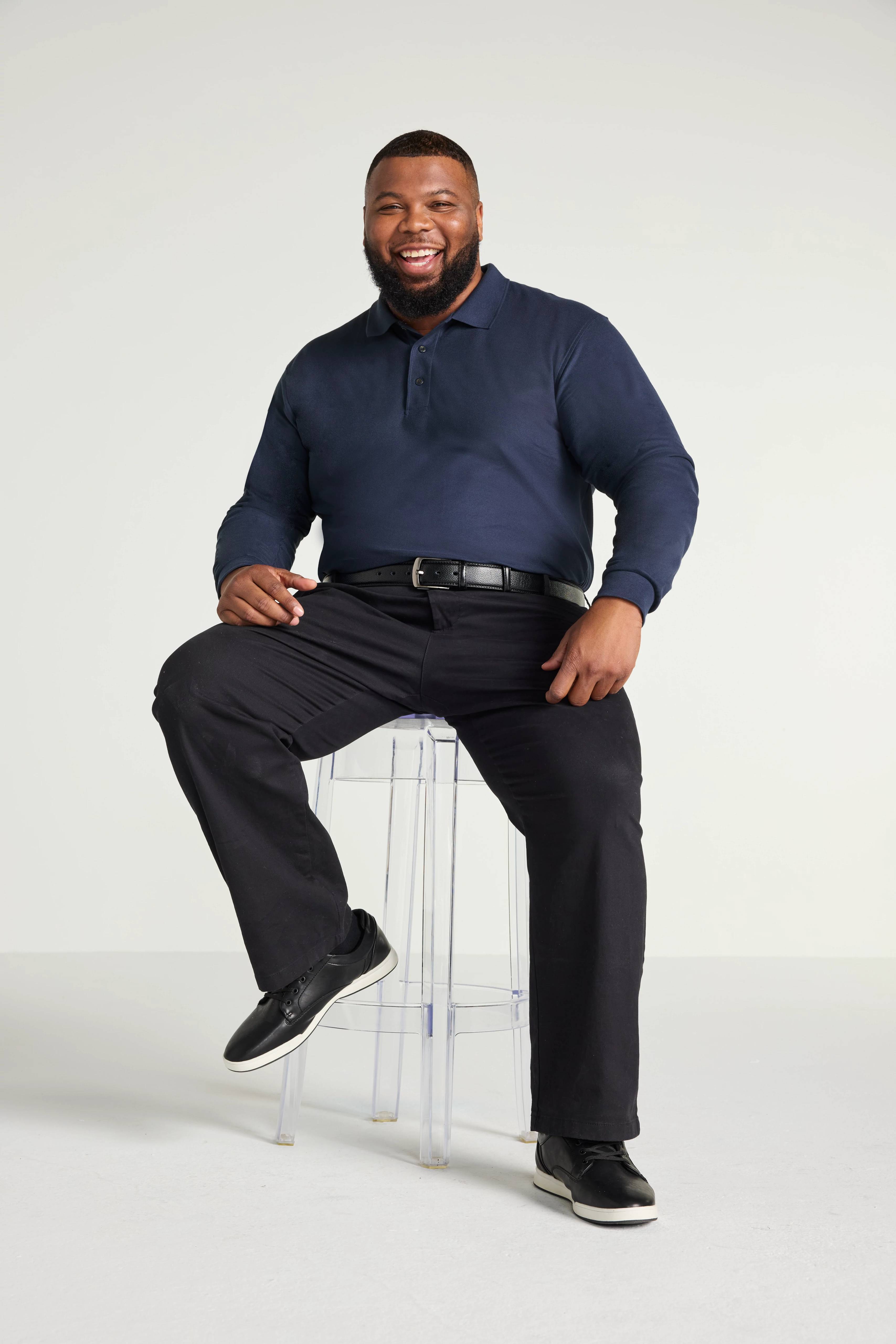 Port Authority Silk Touch Long Sleeve Polo