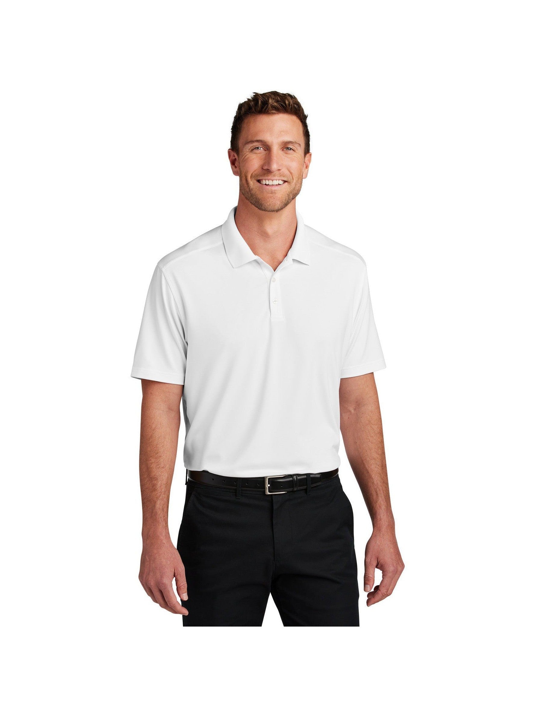 Port Authority City Stretch Flat Knit Polo
