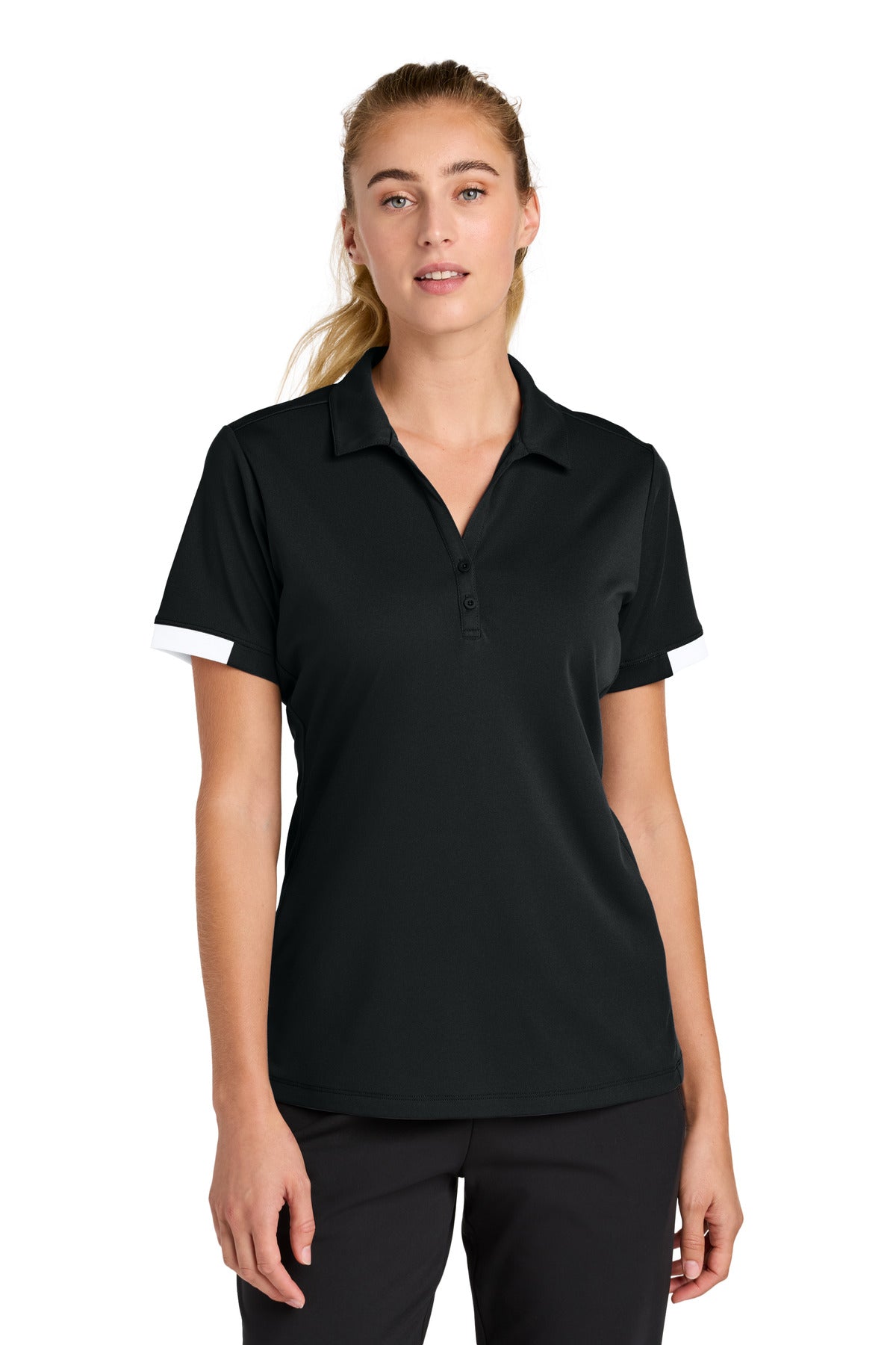Sport-Tek Ladies Club Colorblock Polo