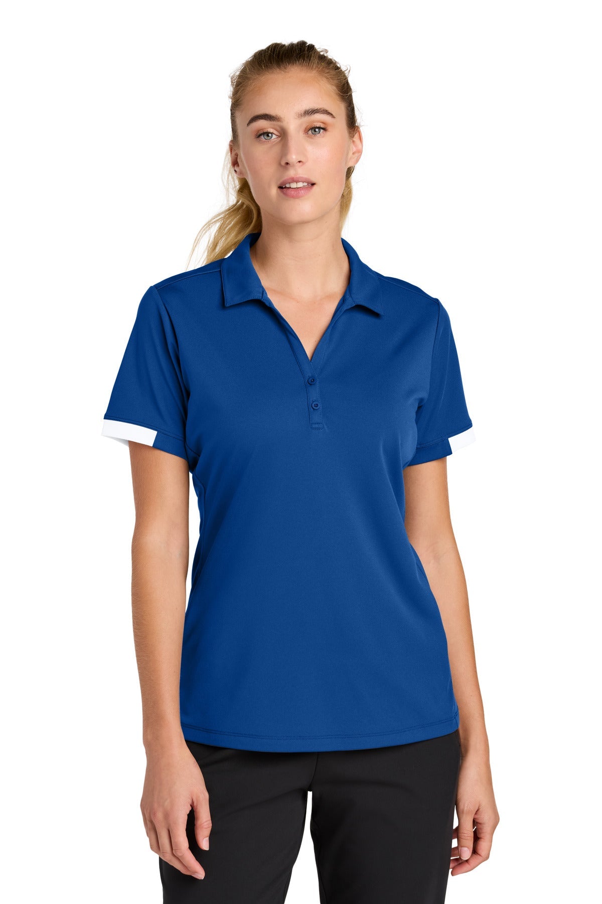 Sport-Tek Ladies Club Colorblock Polo