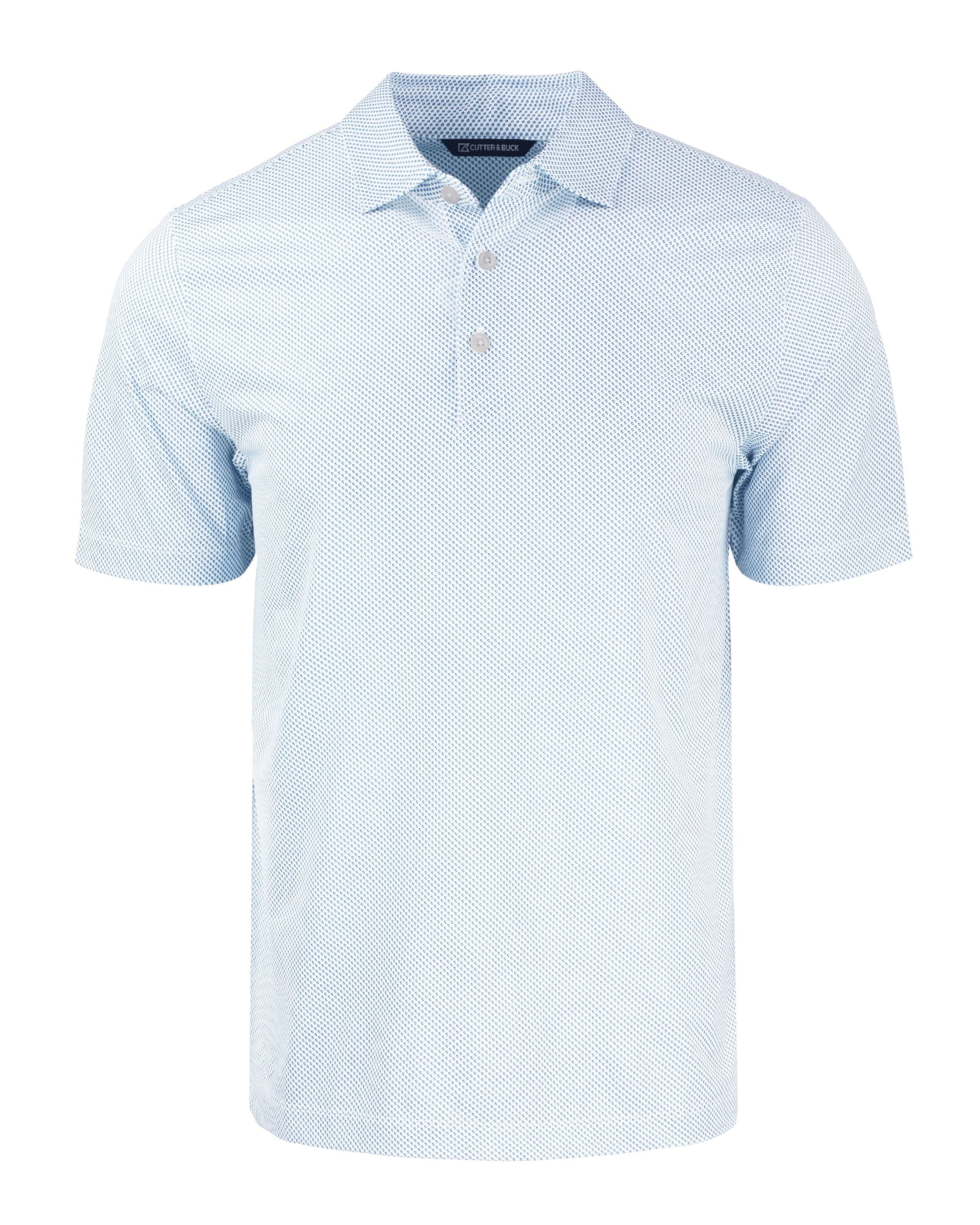 Cutter & Buck Pike Eco Symmetry Print Stretch Recycled Polo