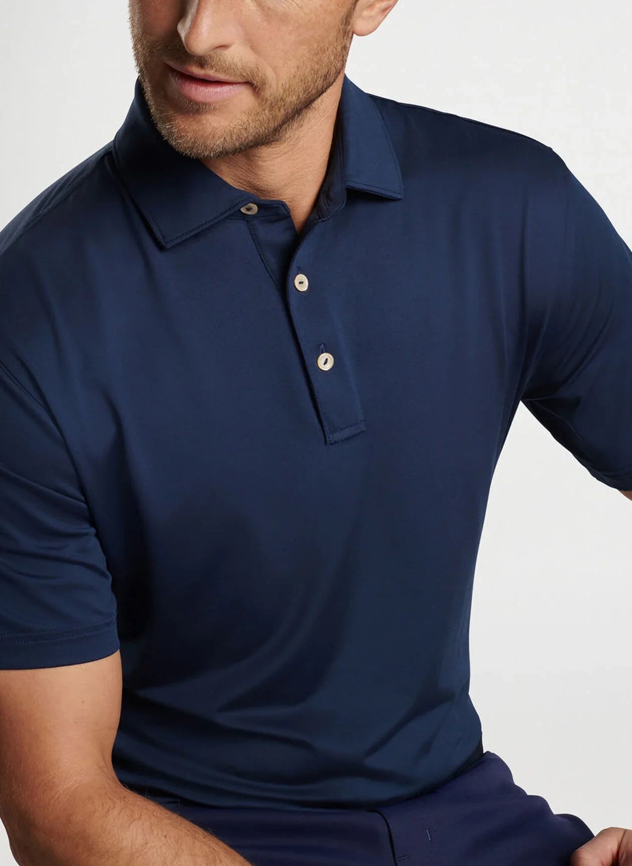 Peter Millar Solid Performance Jersey Polo