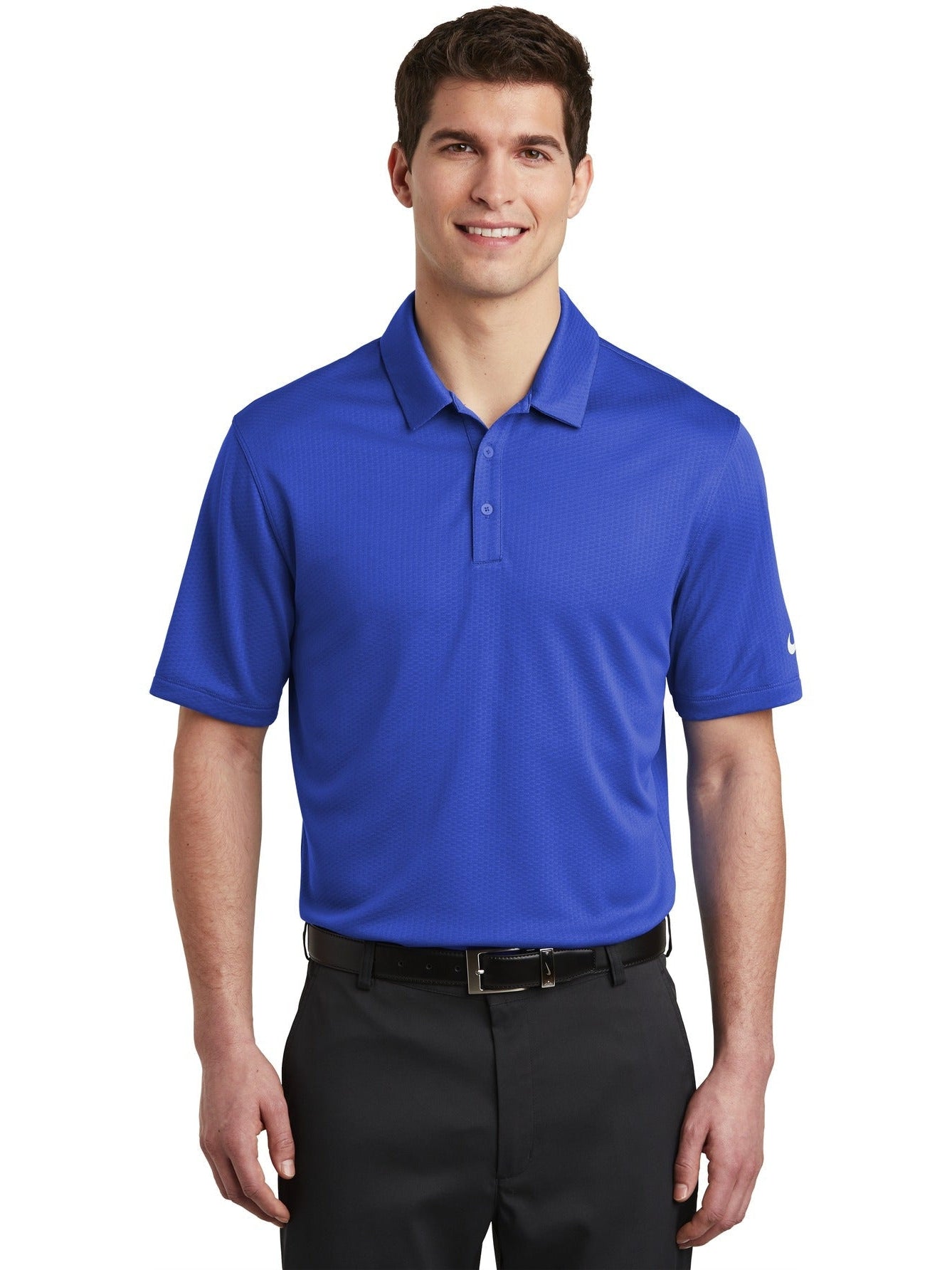 NIKE Dri-FIT Hex Textured Polo