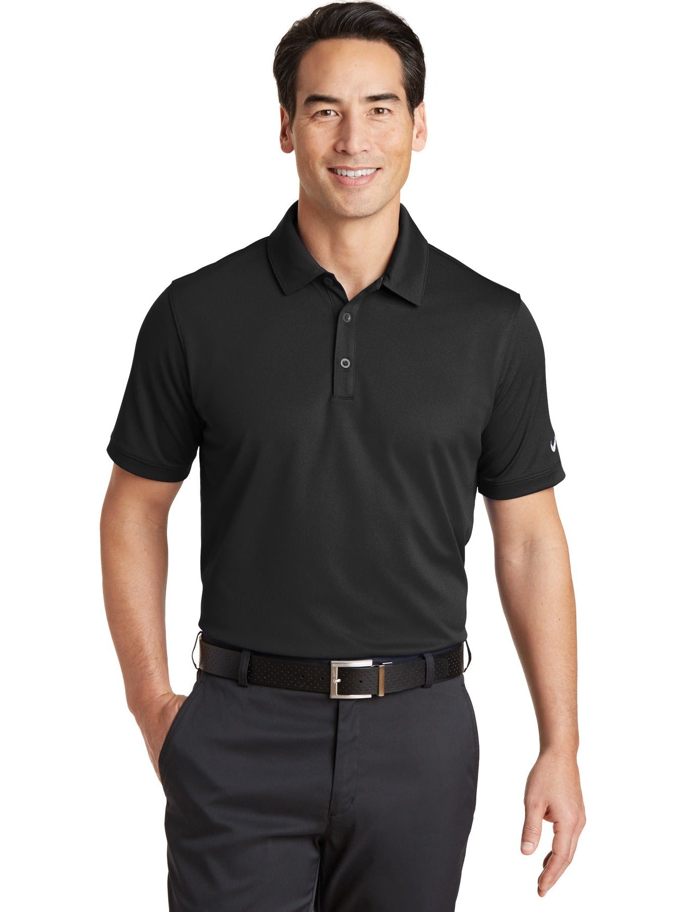 NIKE Dri-FIT Solid Icon Pique Modern Fit Polo