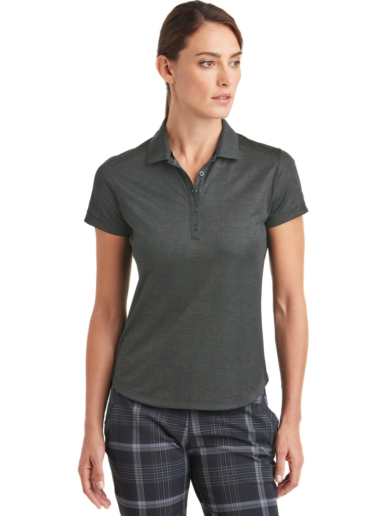 NIKE Ladies Dri-FIT Crosshatch Polo