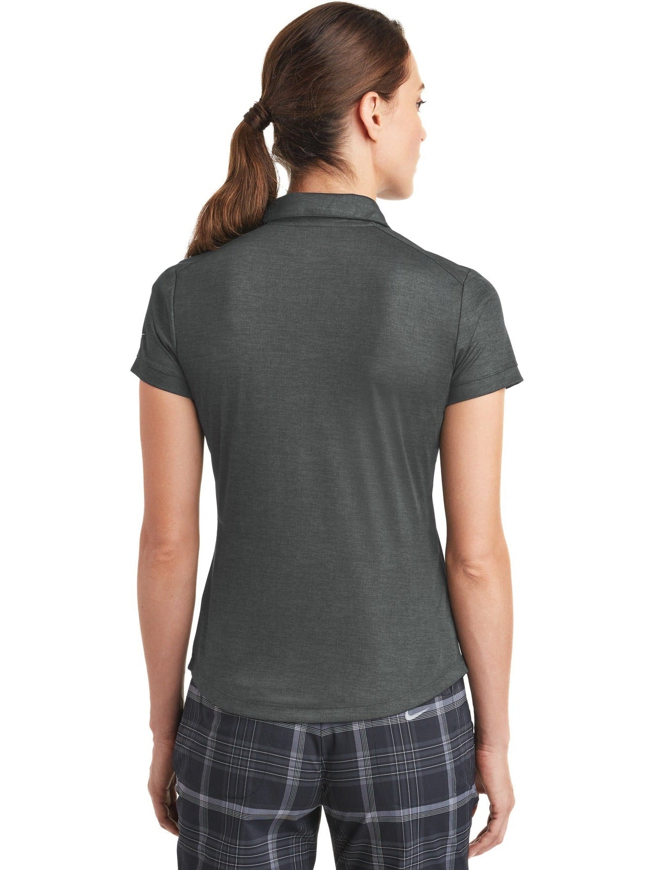 NIKE Ladies Dri-FIT Crosshatch Polo