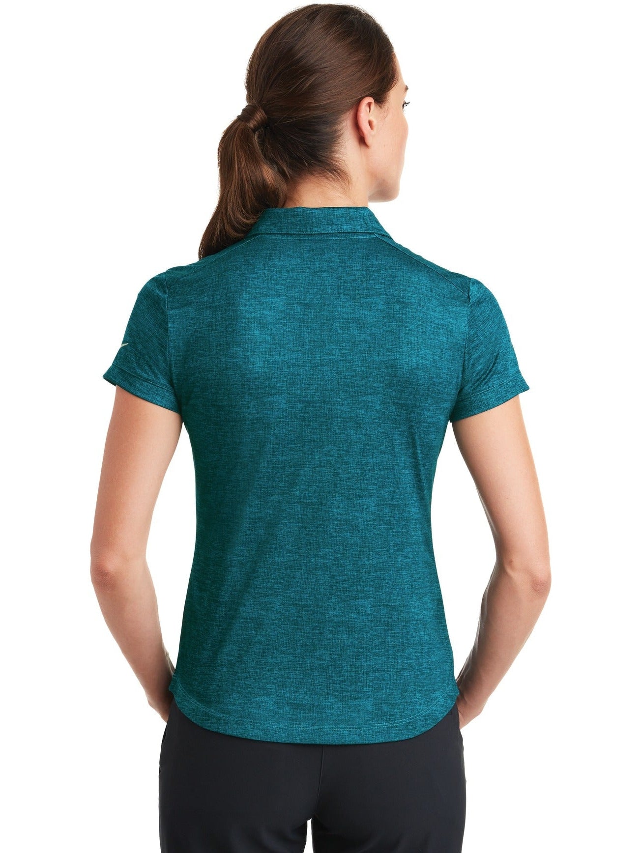 NIKE Ladies Dri-FIT Crosshatch Polo