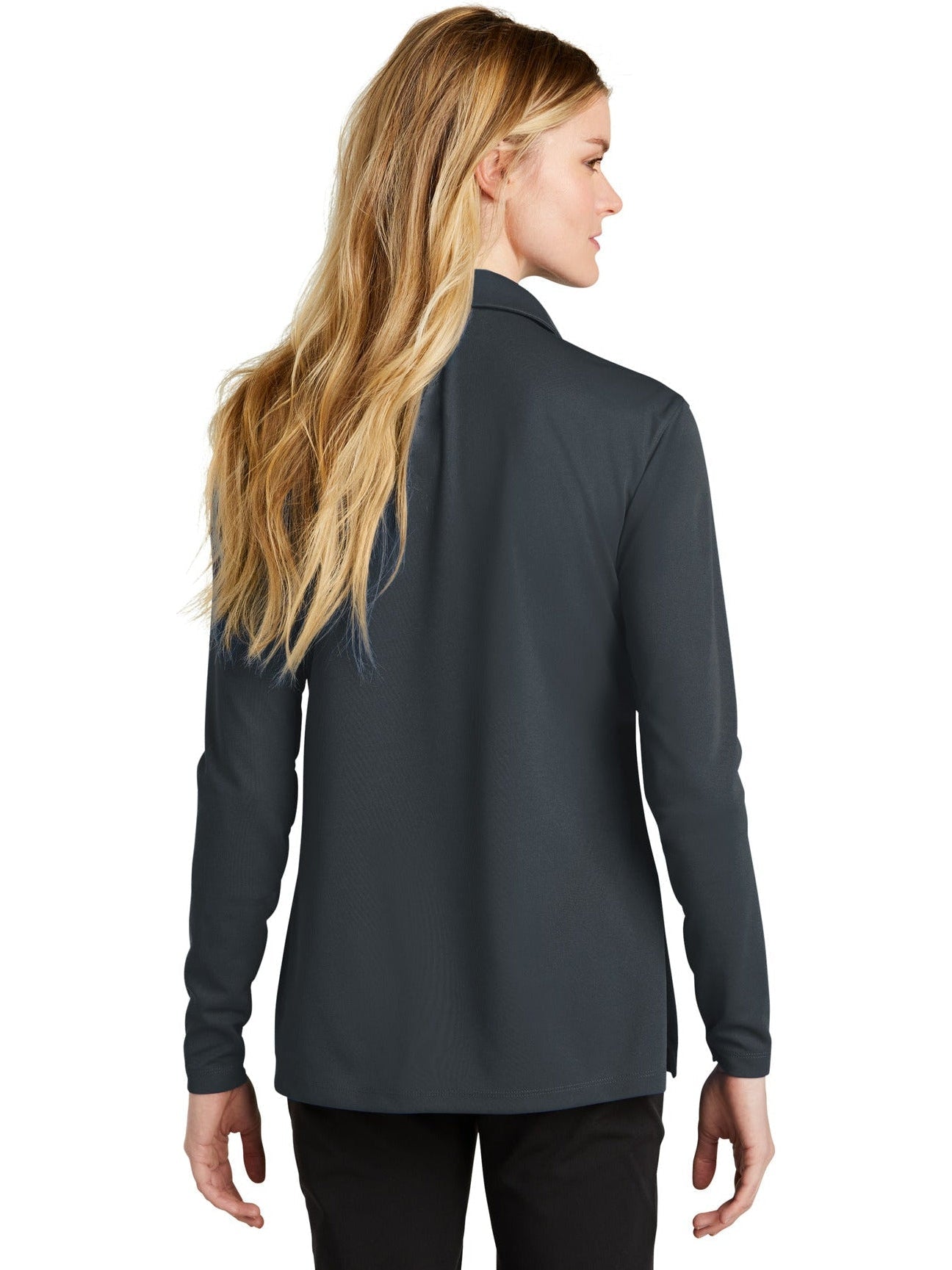 NIKE Ladies Dri-FIT Micro Pique 2.0 Long Sleeve Polo