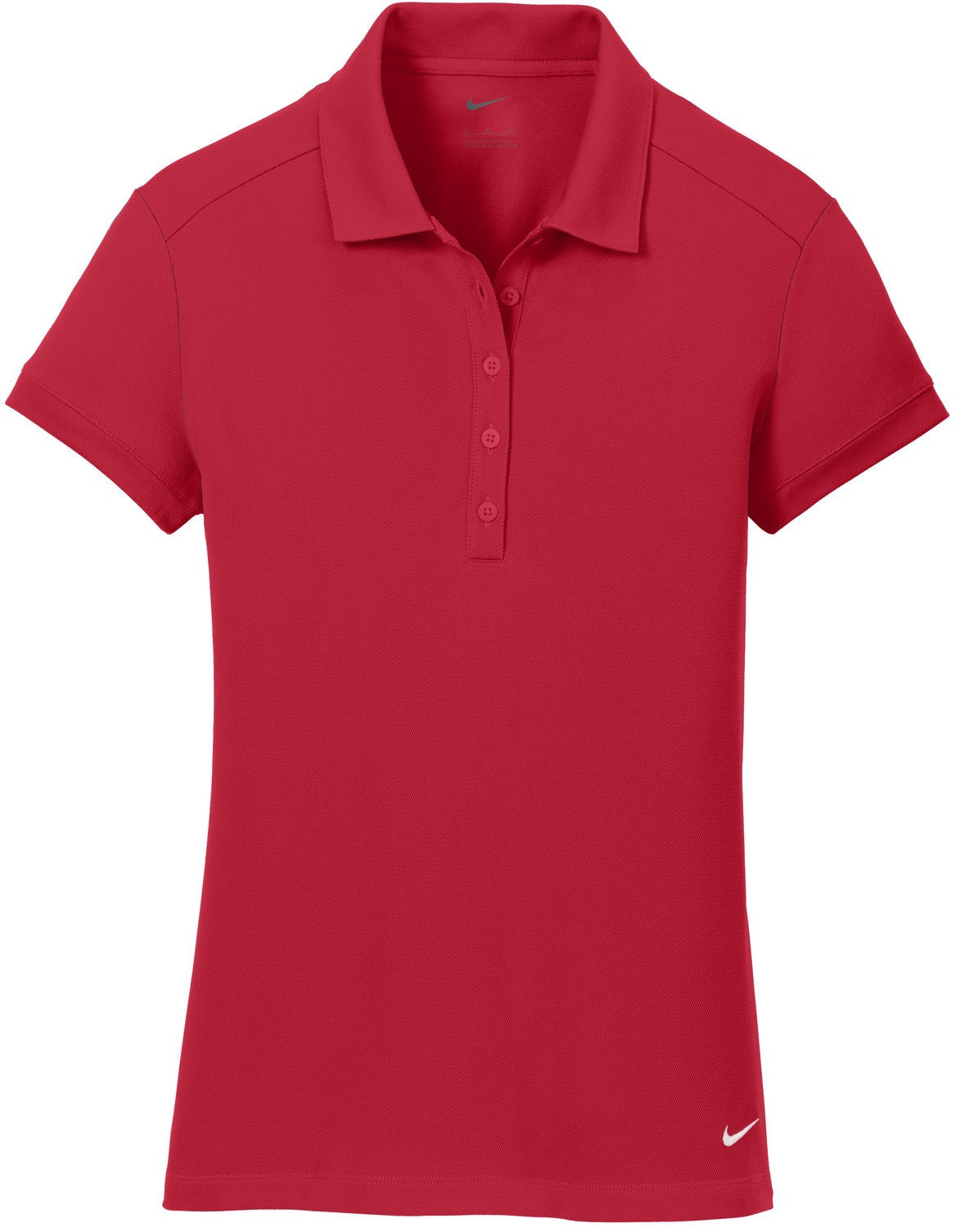 NIKE Ladies Dri-FIT Solid Icon Pique Modern Fit Polo