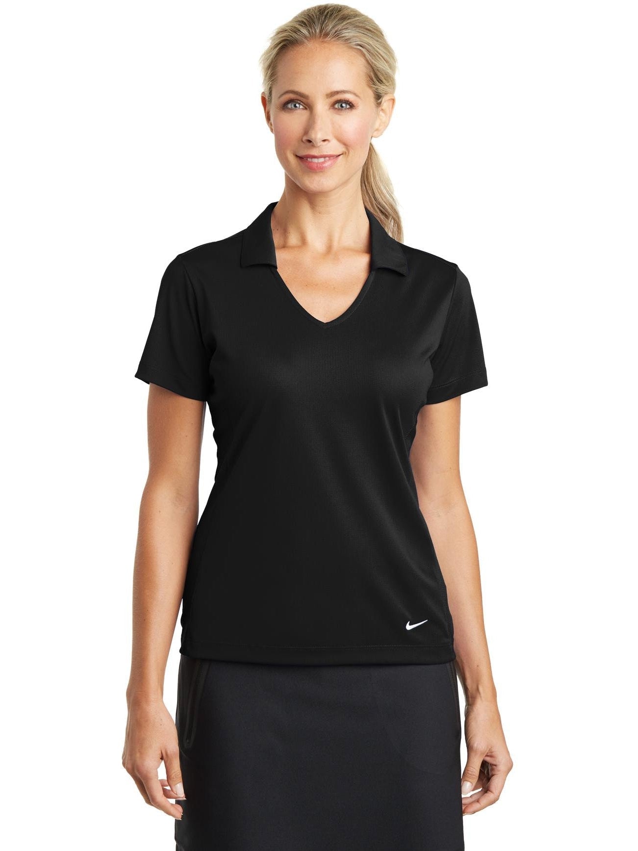 NIKE Ladies Dri-FIT Vertical Mesh Polo