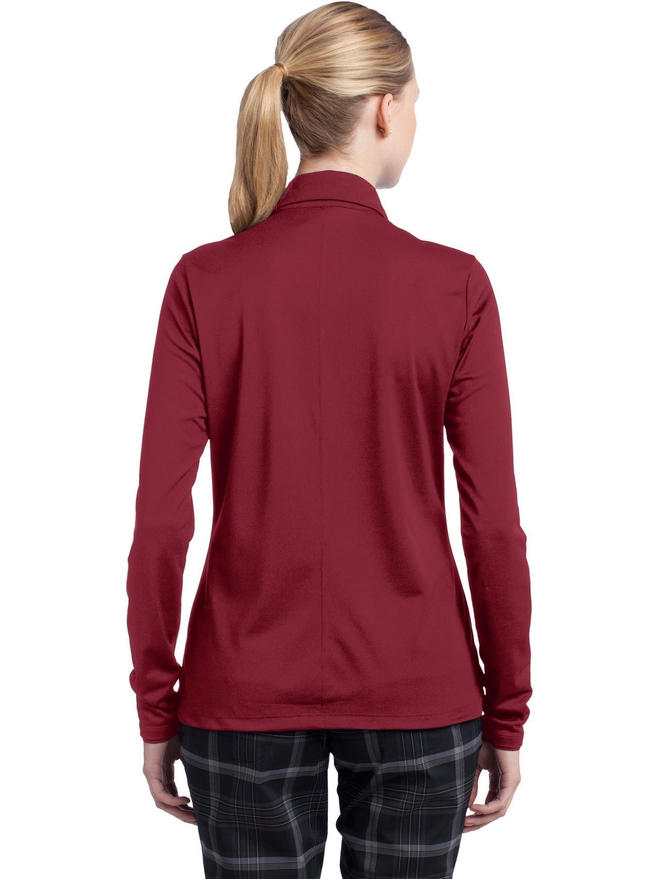 NIKE Ladies Long Sleeve Dri-FIT Stretch Tech Polo