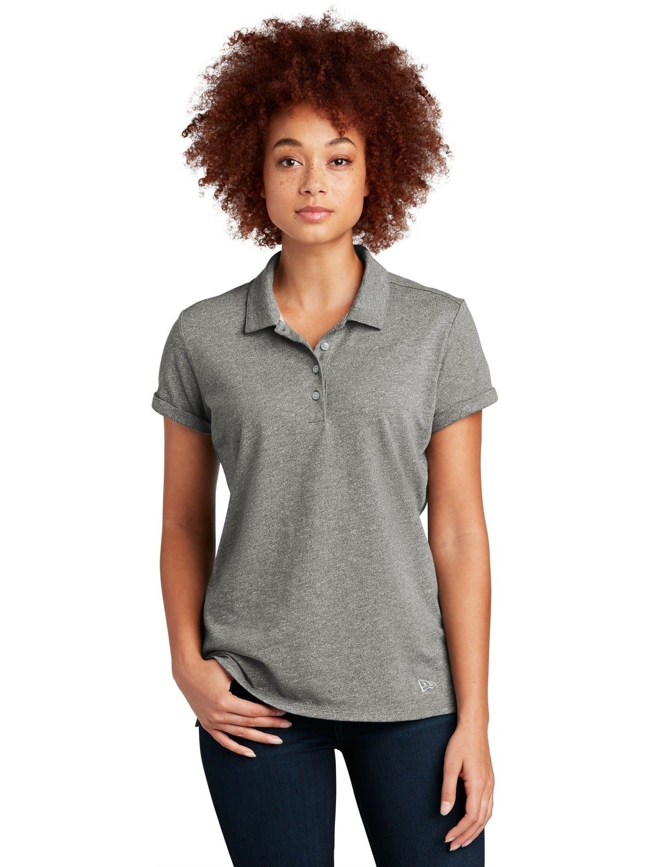 New Era Ladies Slub Twist Polo