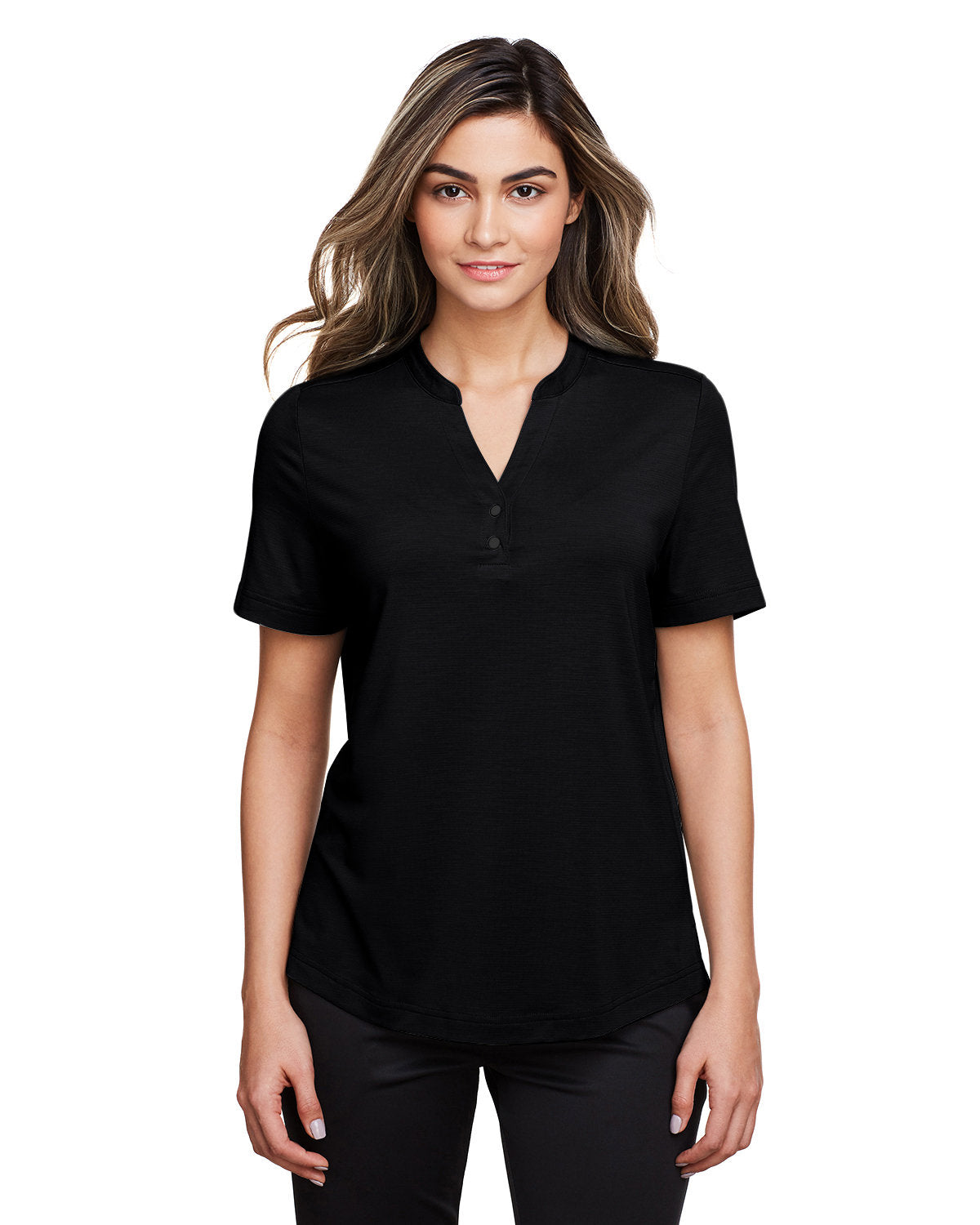 North End Ladies Jaq Snap-Up Stretch Performance Polo