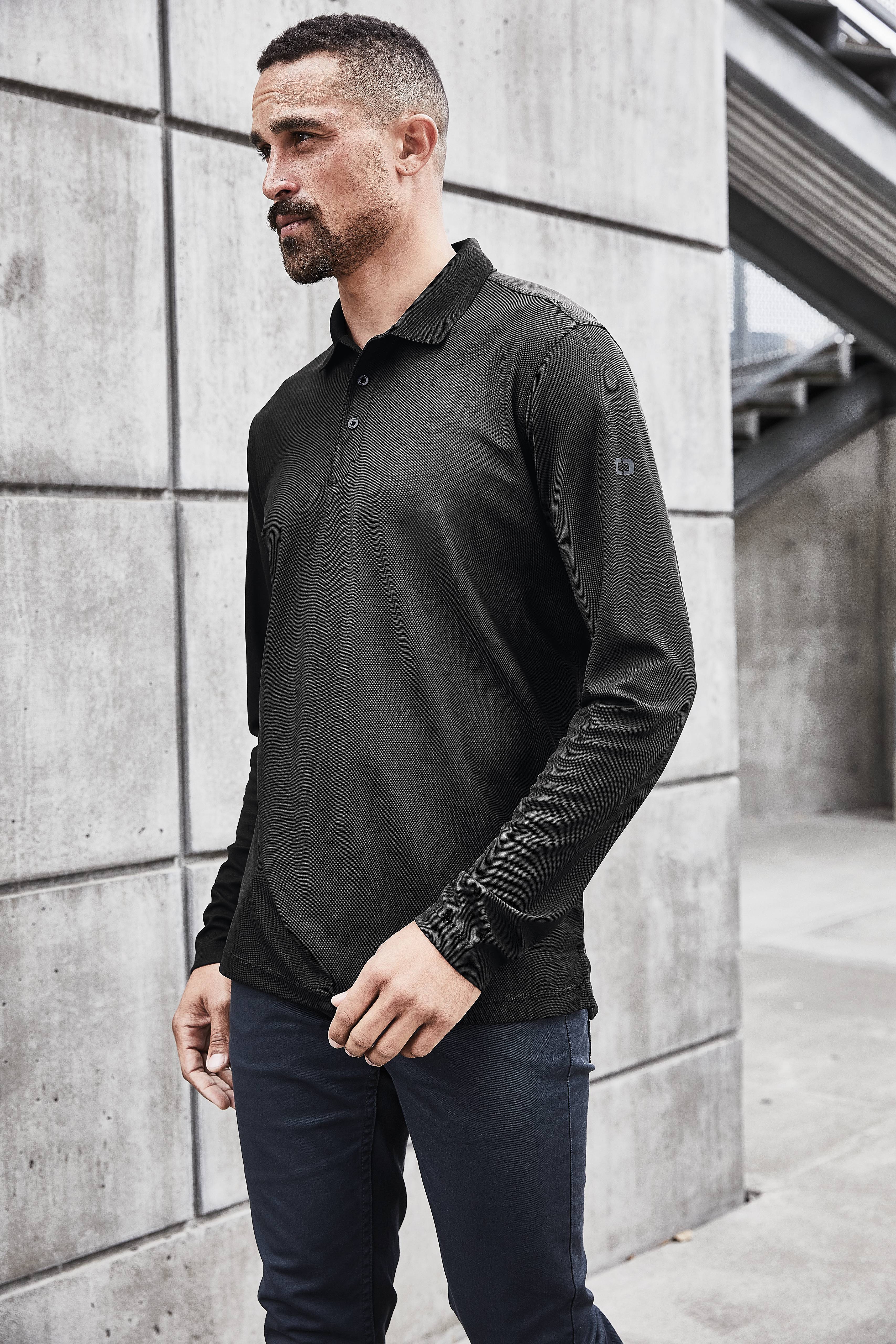 OGIO Caliber 2.0 Long Sleeve Polo