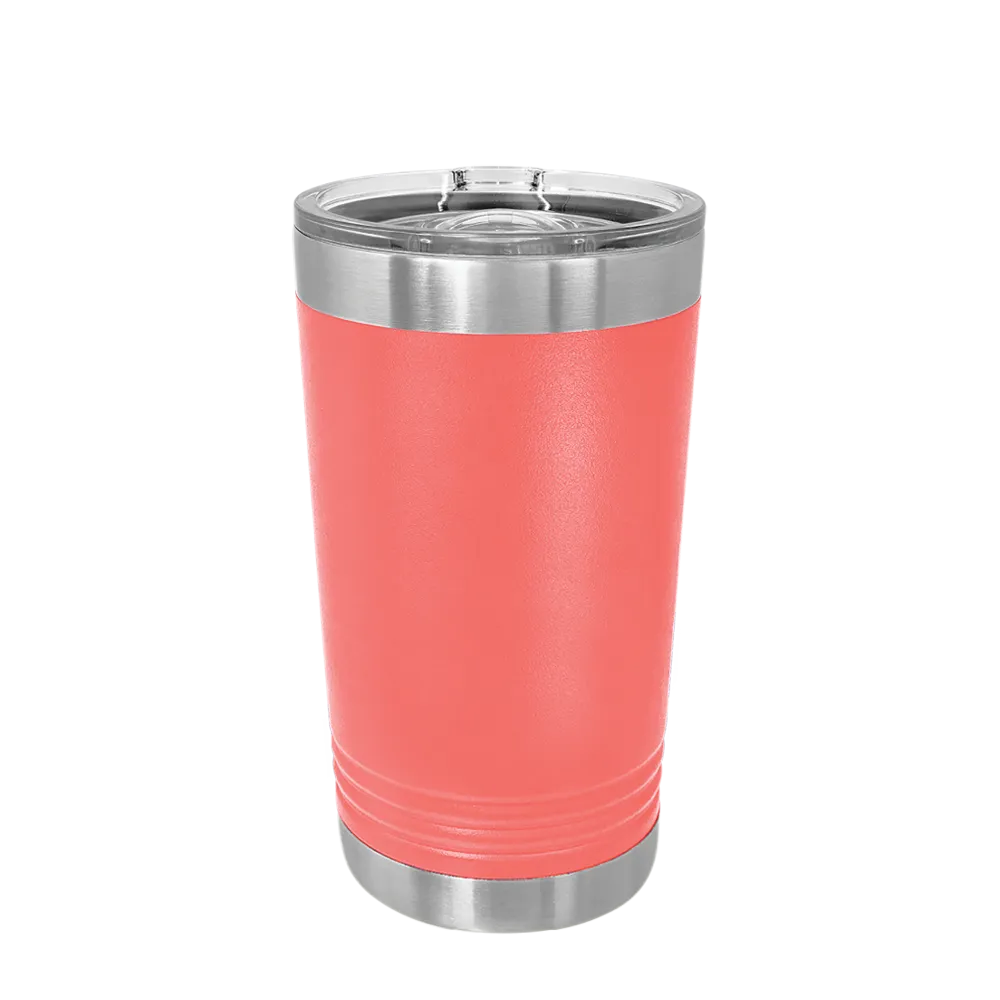 (6 Pieces) Laser Engraved Pint | 16 oz