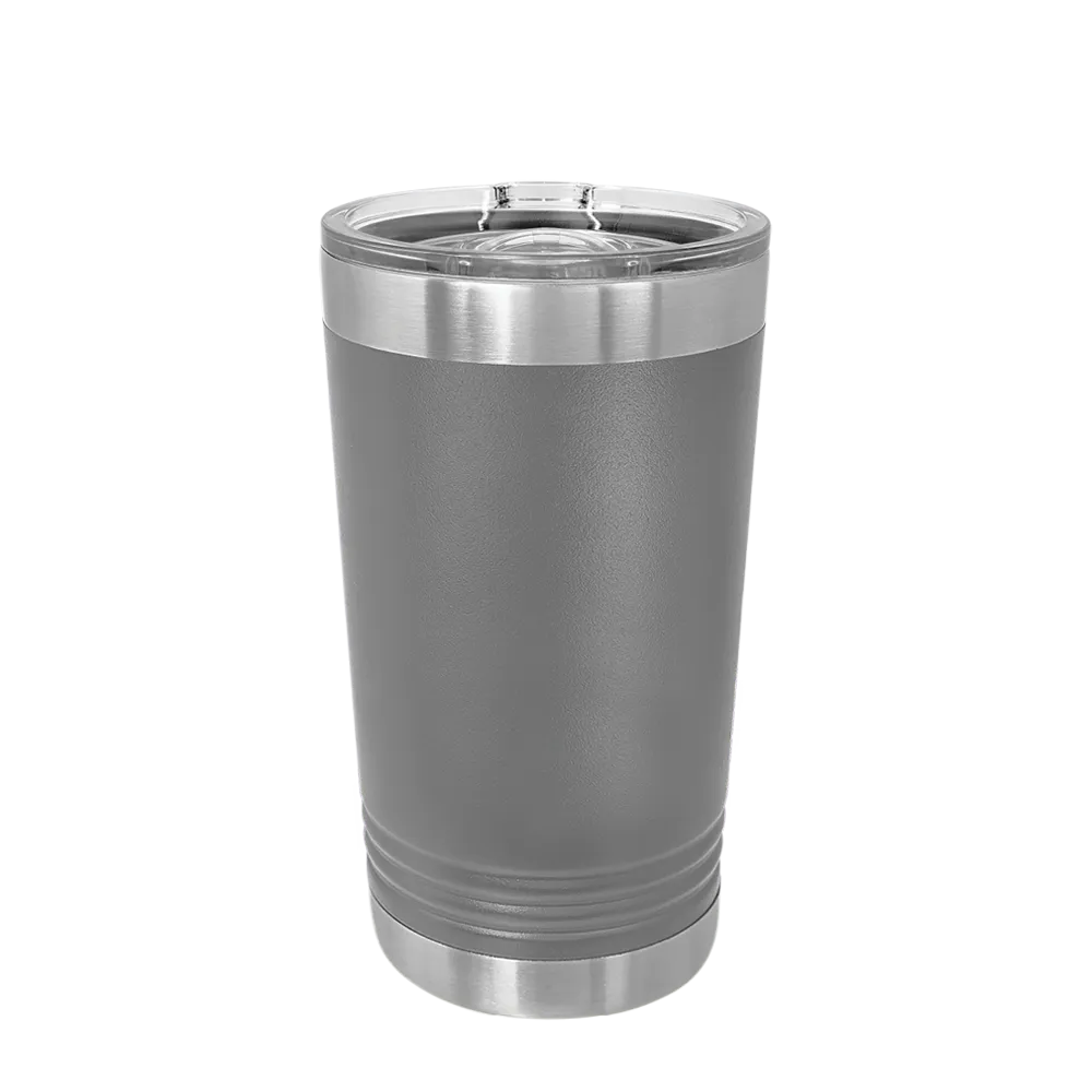 (6 Pieces) Laser Engraved Pint | 16 oz