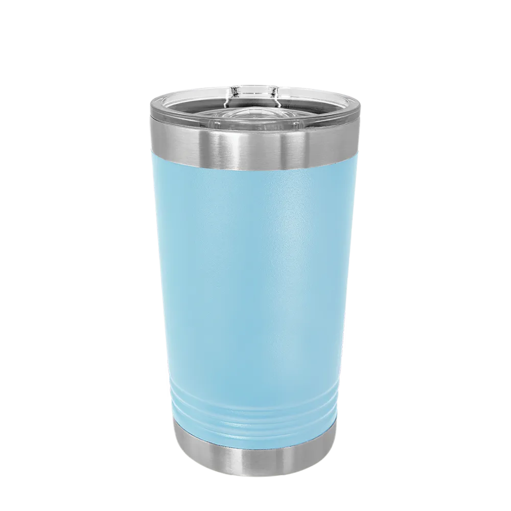 (6 Pieces) Laser Engraved Pint | 16 oz