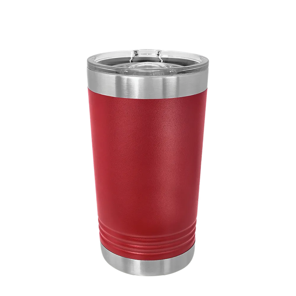 (6 Pieces) Laser Engraved Pint | 16 oz