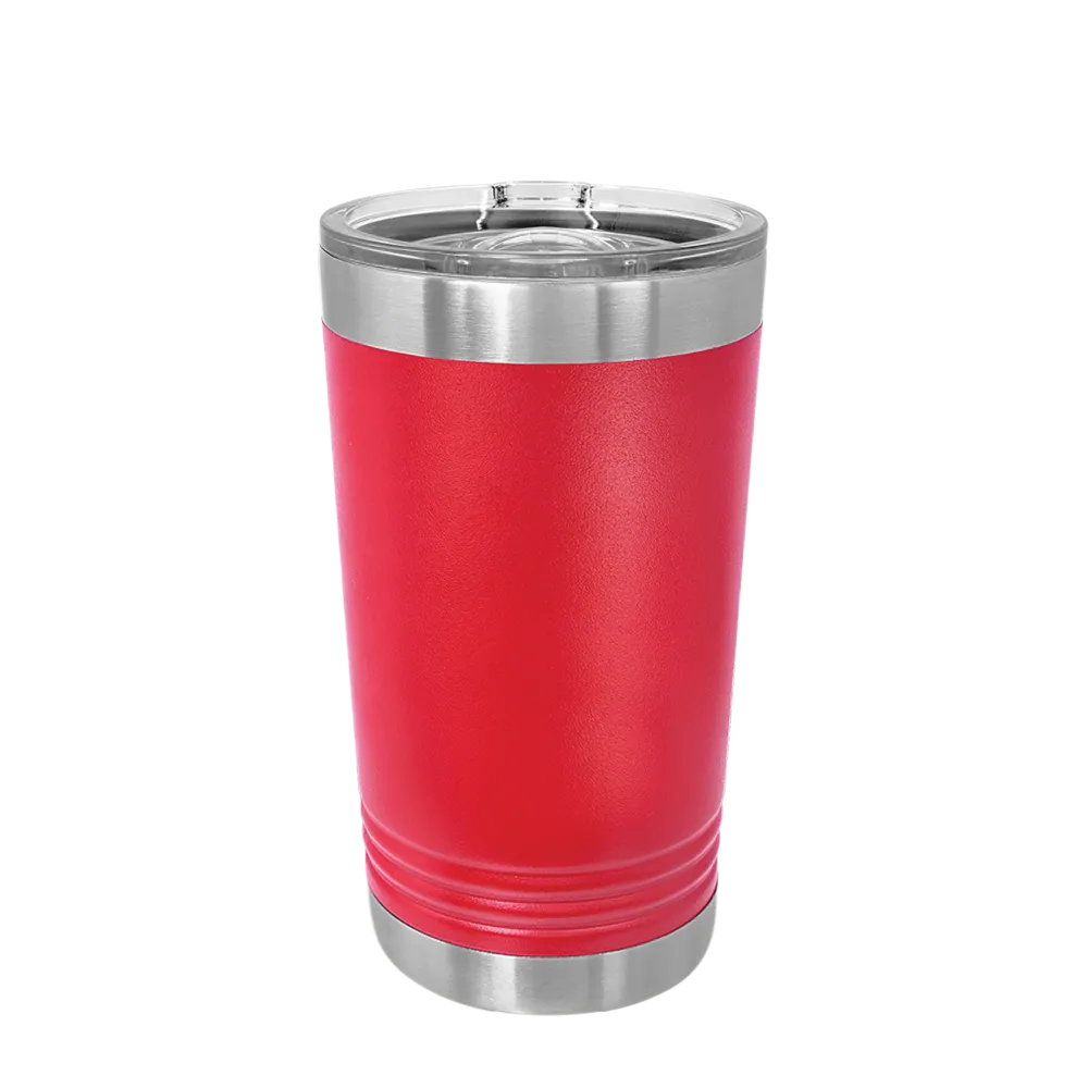 (6 Pieces) Laser Engraved Pint | 16 oz