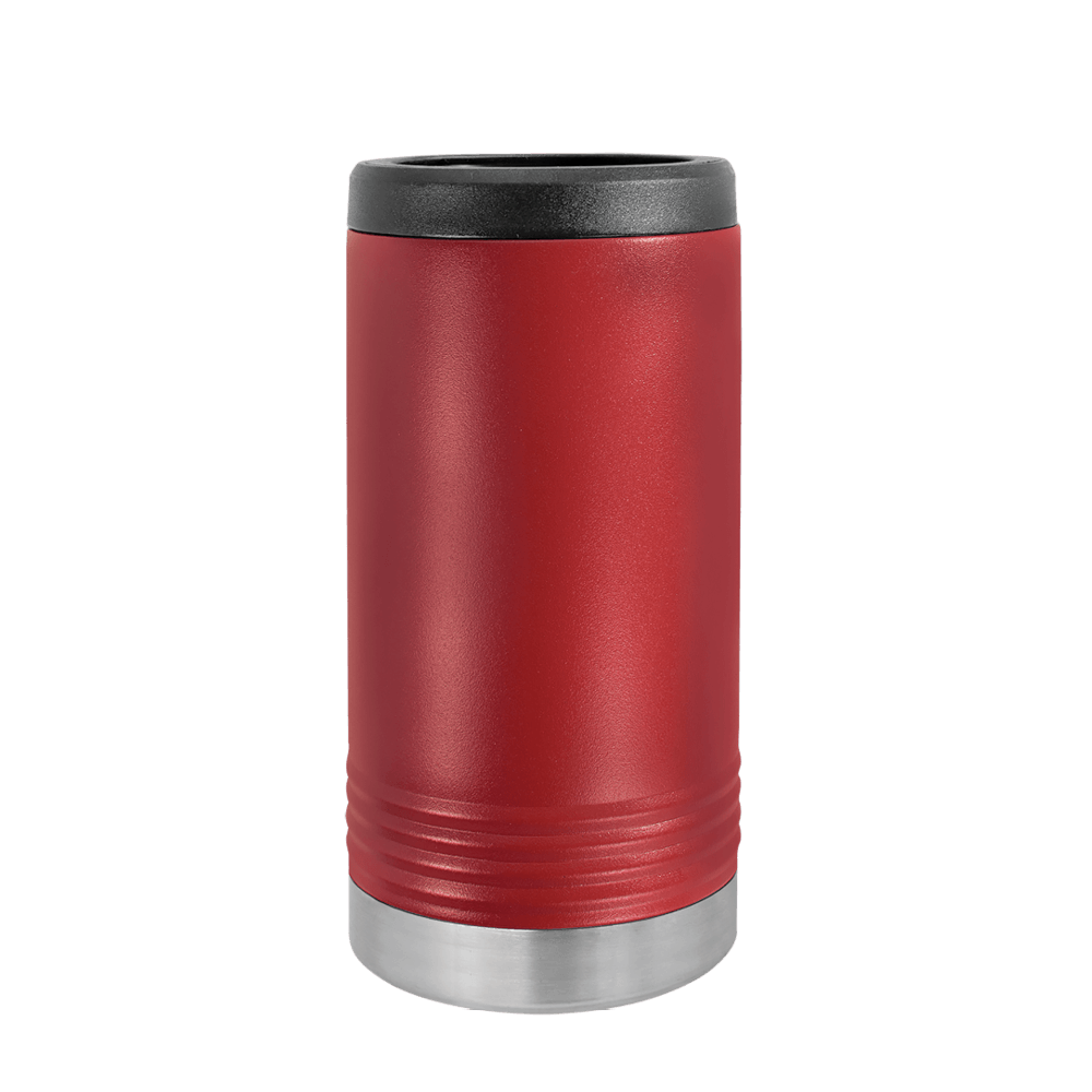 (6 Pieces) Laser Engraved Insulated Slim Can Holder | 12 oz