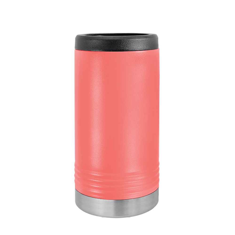 (6 Pieces) Laser Engraved Insulated Slim Can Holder | 12 oz
